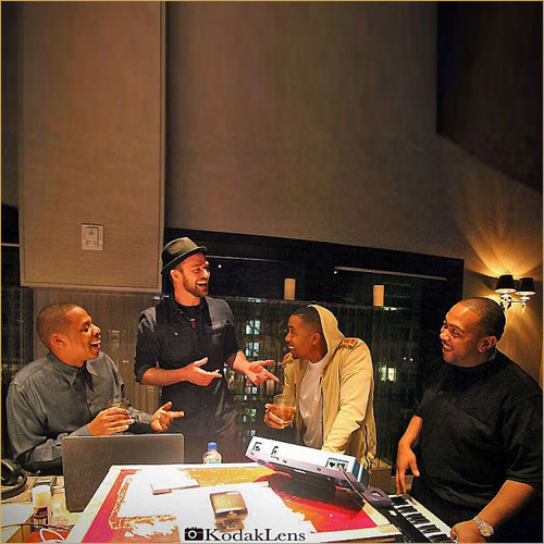 Musical Superfriends Location: The "Illuminati" Clubhouse Beyonce and Rihanna not shown