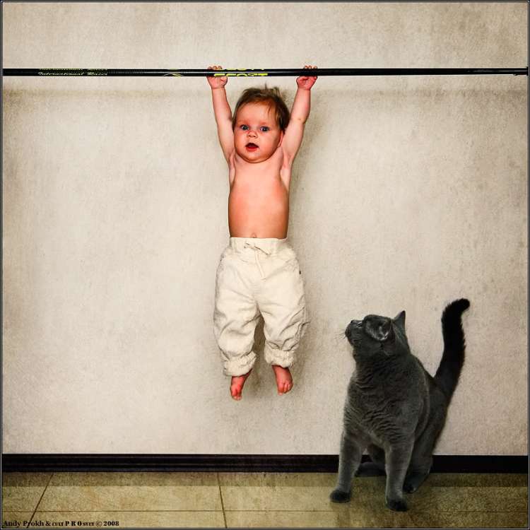 Sometimes you feel like the cat, sometimes the kid.