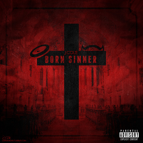 Kanye can't monopolize the dark album covers.