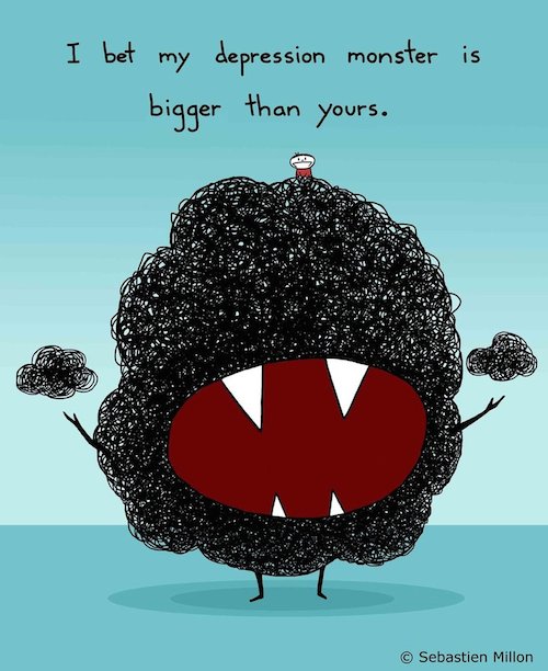 illustration-depression-monster