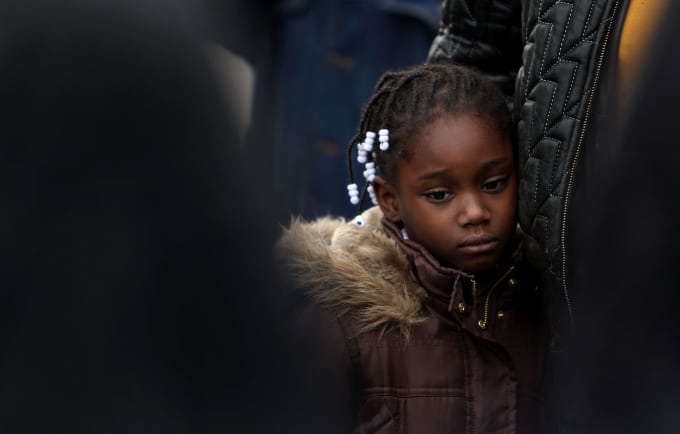 black-girl-rally-protest-child